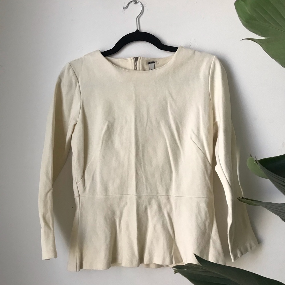 J.Crew Peplum Top